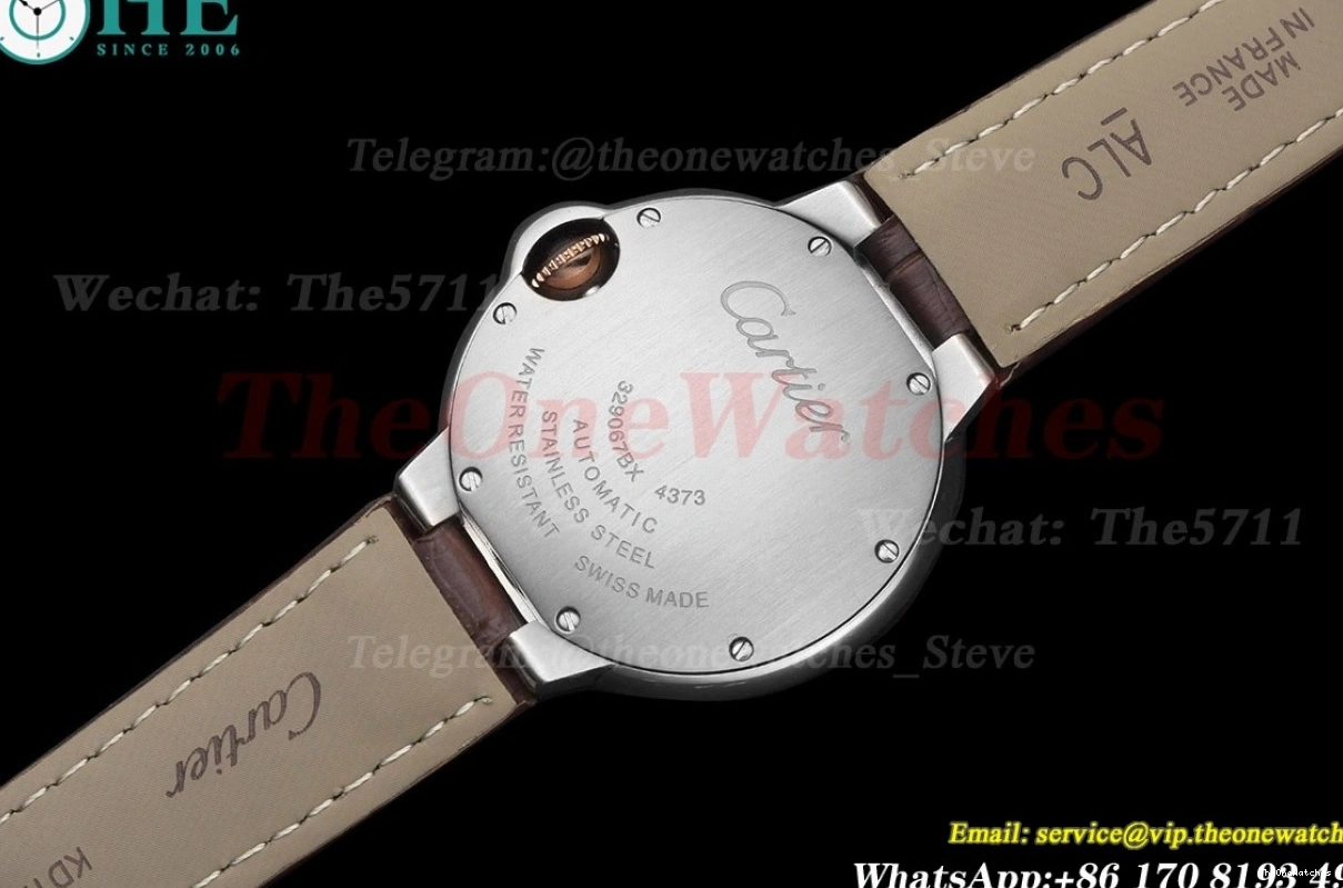 Stk White NH05 De SS Ballon GDF 33mm Bleu LE Cartier 0227